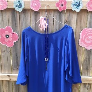 Blue dress